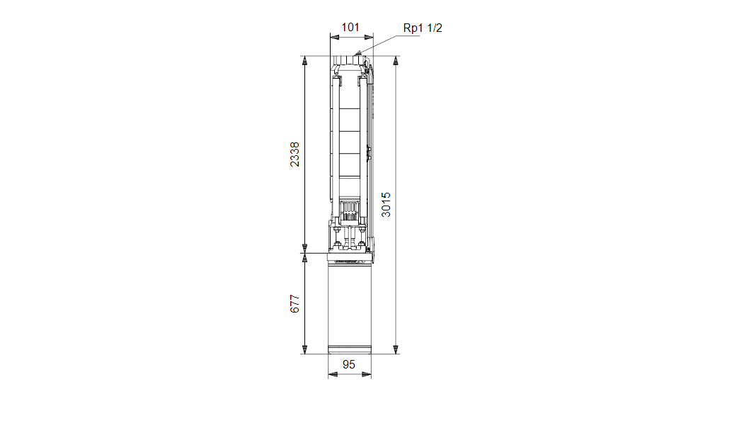 Grundfos SP 7-42 Rp1? 4"3X380-415/50 5.5kW