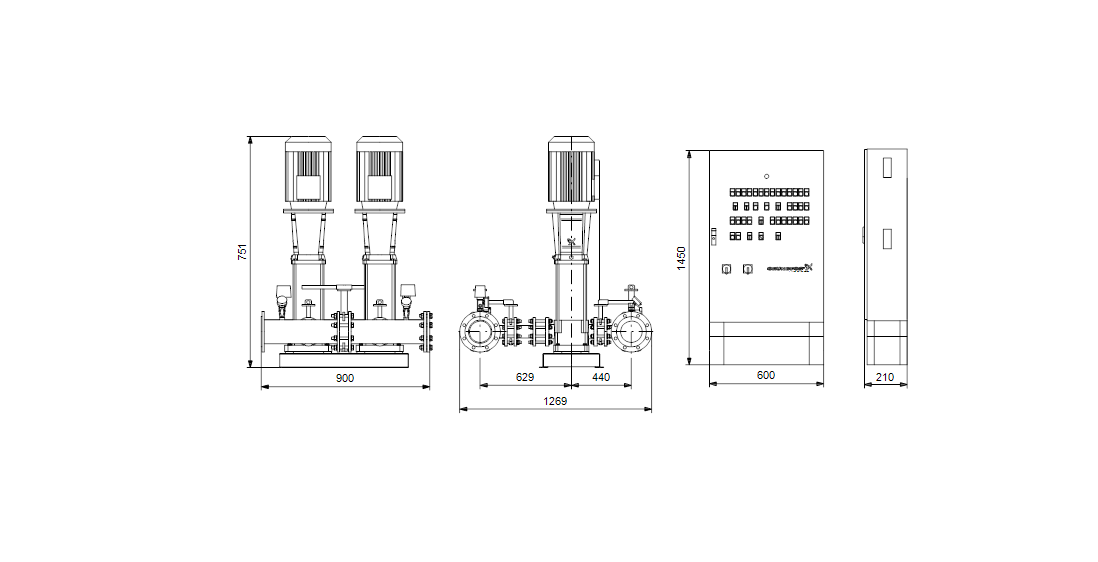 Grundfos  Hydro MX 2 CR10-3 D001