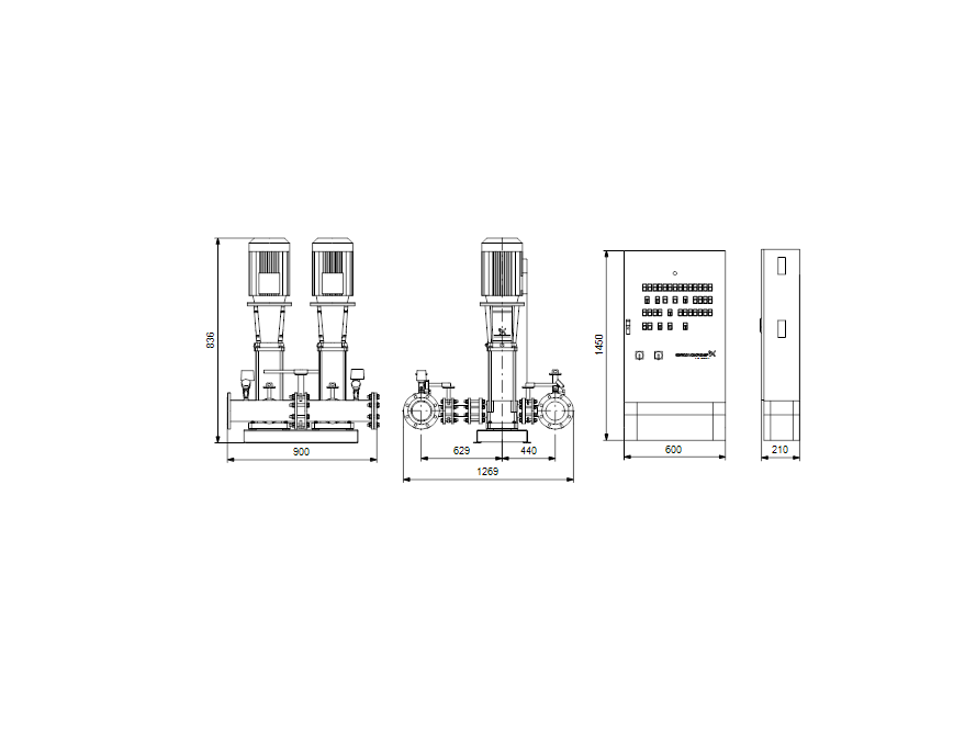 Grundfos  Hydro MX 2 CR20-2 D001