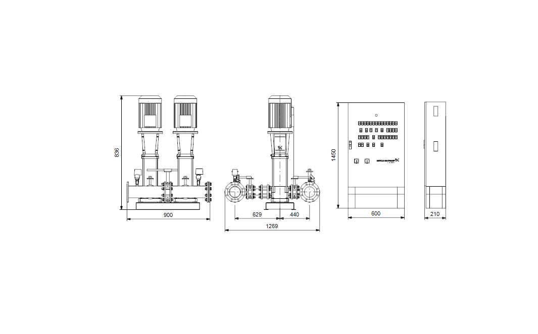 Grundfos  Hydro MX 2 CR15-2 S001