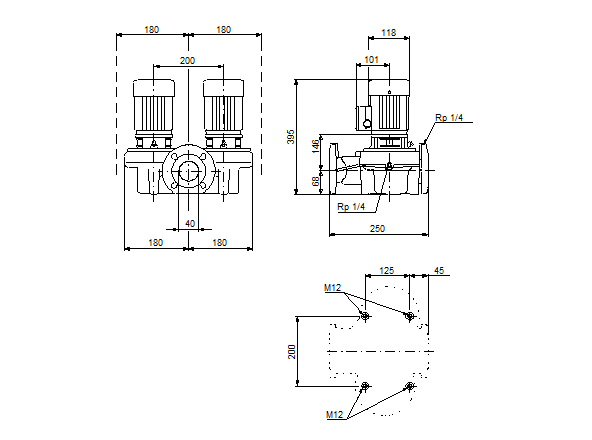 Grundfos TPD 40-30/4 A-F-A-RUUE 3x400 В, 1450 об/мин