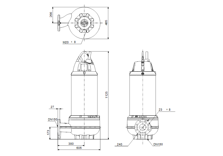 Grundfos SE1.85.150.110.4.52H.C.N.51D -снят с производства 