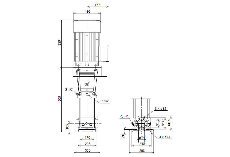 Grundfos CRNE 32-1