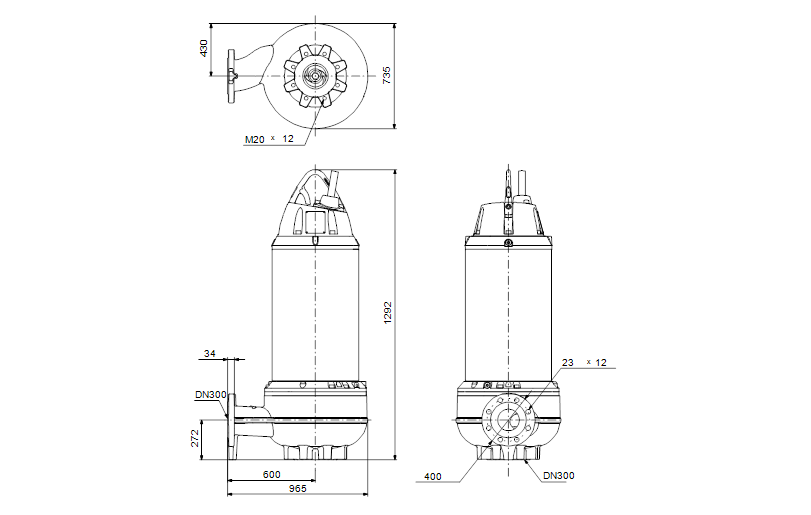 Grundfos SE1.160.300.180.6.52E.D.N.51D