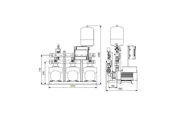 Grundfos HYDRO MULTI-E 3 CME 15-1