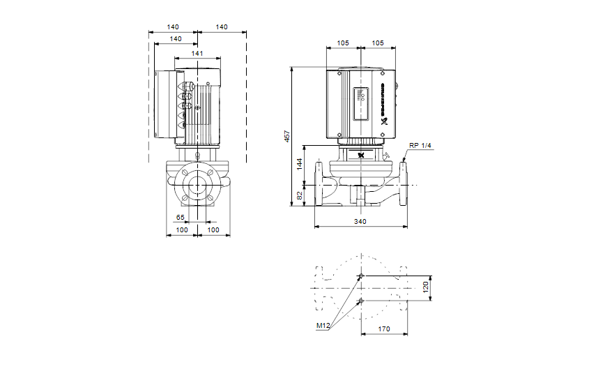 Grundfos TPE 65-120/2