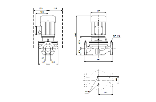 Grundfos TP 80-60/4 B A-F-Z-BUBE