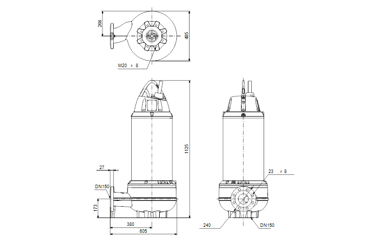 Grundfos SE1.85.150.150.4.52H.H.N.51D -снят с производства 