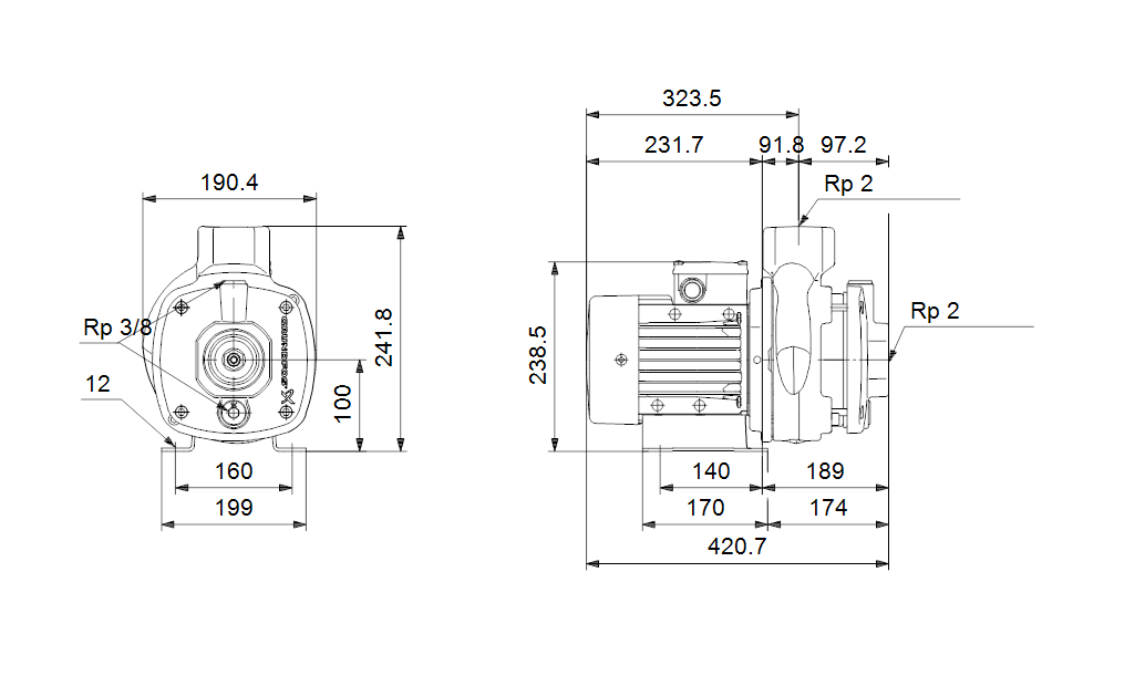 Grundfos CM-A 15-1 A-R-A-V-AQQV 1x230В