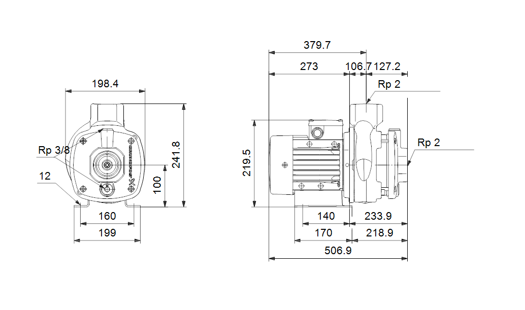 Grundfos CM-A 15-3 A-R-A-E-AQQE 3x400В