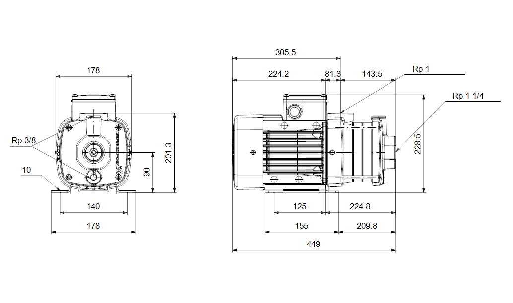 Grundfos CM-A 5-6 A-R-A-V-AQQV 1x230В