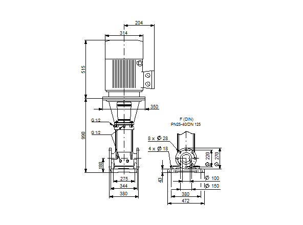 Grundfos CR 120-2-1 A-F-A-V-HQQV (снят с производства)