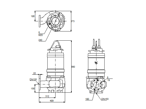 Grundfos S1.100.100.55.4.50M.H.205.G.Ex.