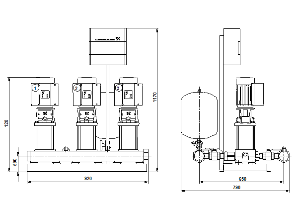 Grundfos Hydro Multi-E 3 CRE 3-7