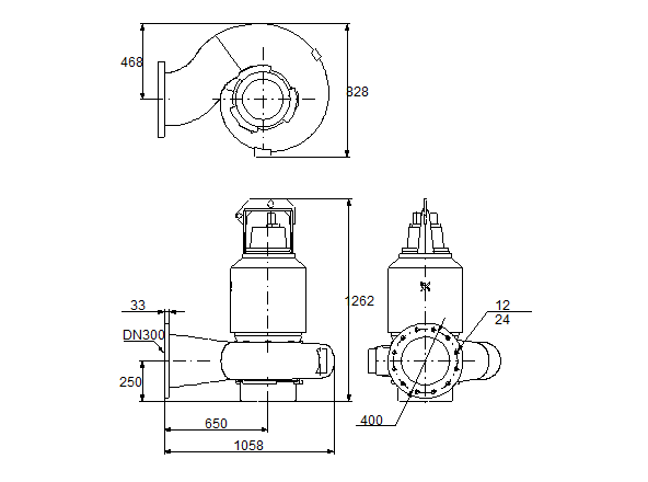 Grundfos S2.100.300.160.6.58E.S.304.G.