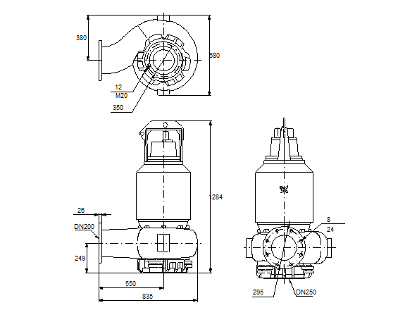 Grundfos S2.100.200.260.4.58L.D.266.G.Ex.