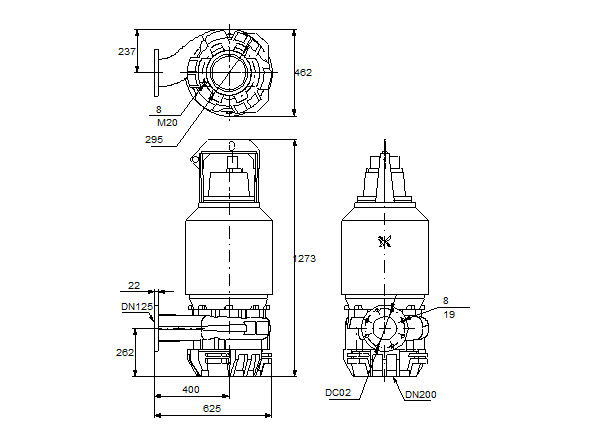 Grundfos S1.100.125.220.4.58M.D.297.G.Ex.