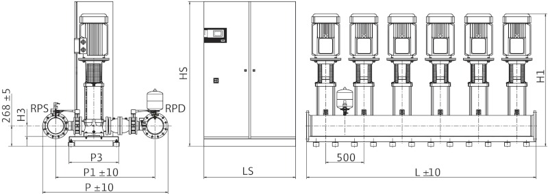 Установка Wilo-Comfort COR-4MVI7004/2/CC