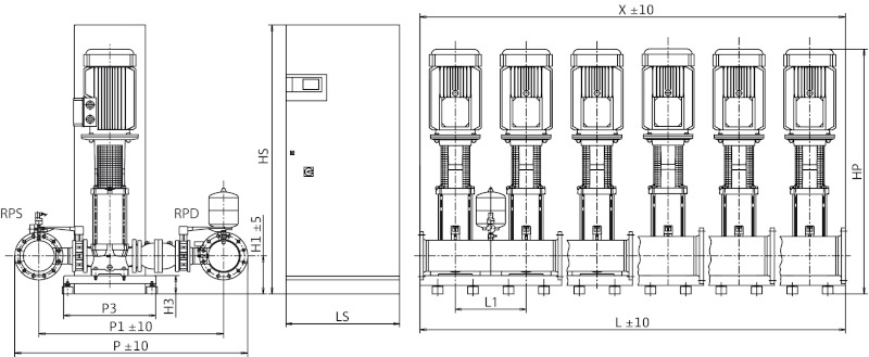 Установка Wilo-Comfort CO-4MVI9501  /CC-PN16