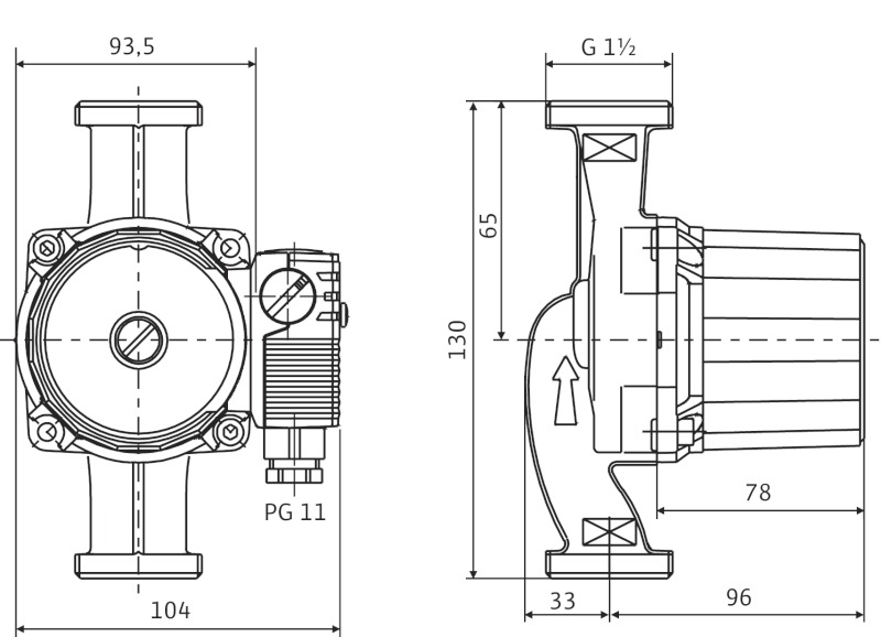 Насос Wilo Star-RS 25/6-130