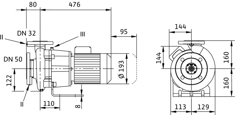 Насос Wilo BL50/220-22/2