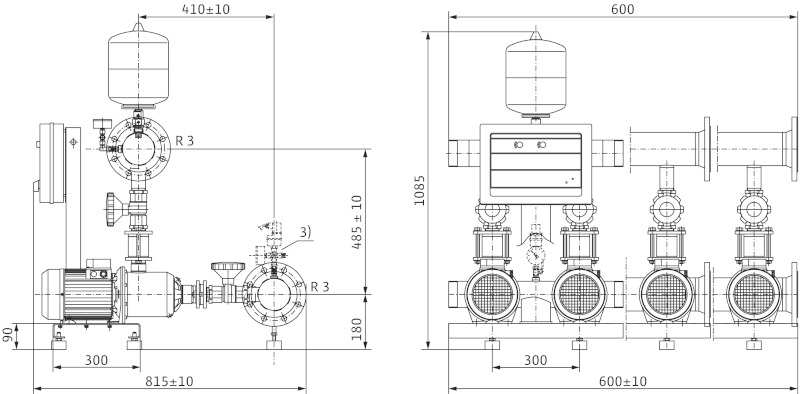 Установка Wilo-Economy CO-4MHI405/ER-EB-R