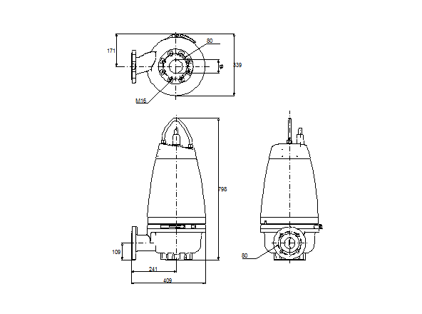 Grundfos SEV.80.80.92.2.51D.Q