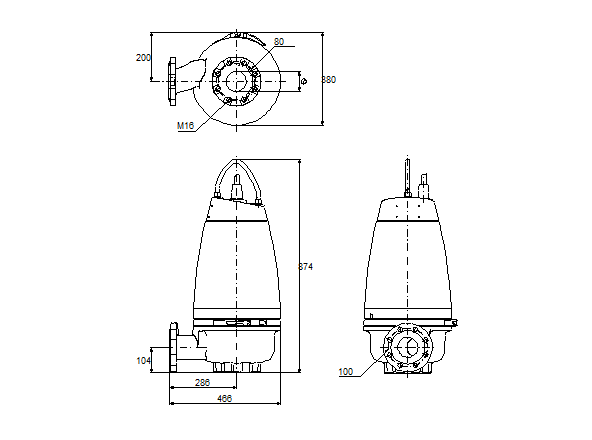 Grundfos SEV.80.100.75.2.51D