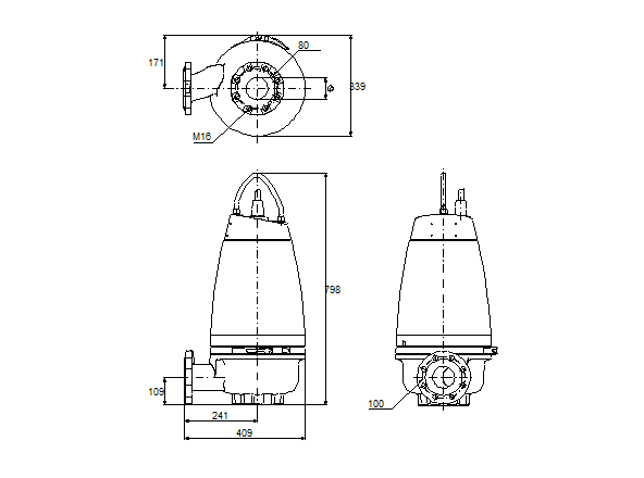 Grundfos SEV.80.100.15.4.50D.R